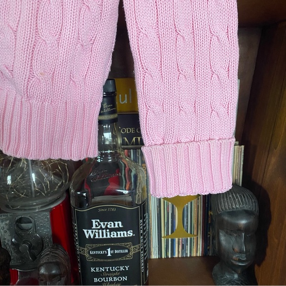 Ralph Lauren Pink Cable Knit Sweater size small - Picture 3 of 7